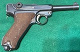 LUGER = 30 CALIBER = COMMERCIAL = 95% Condition = Made WW 1 era = Reconfigured to meet regulations - 3 of 11