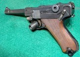 LUGER = 30 CALIBER = COMMERCIAL = 95% Condition = Made WW 1 era = Reconfigured to meet regulations - 1 of 11