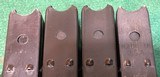 M1 CARBINE 30 ROUND MAGAZINES = Four (4) = All one price = All marked = Appears non-used & if so very lightly - 4 of 8