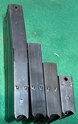 M1 CARBINE = MAGAZINES (4) = VARIOUS SIZES = All in the best of condition - 4 of 5