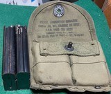 M1 CARBINE MAGAZINES = TWO (2) = Fully charged = Matching Manufacture = Two gang Military Pouch = - 3 of 8