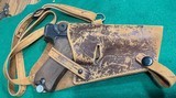 LUGER = SHOULDER HOLSTER = WW 1 or 2 = Excellent, Authentic , Super Rare
and Awesome = Nazi Marked = Bring Back