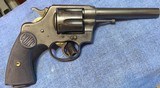 1909 COLT .45 NEW SERVICE ARMY SPECIAL = Mechanically perfect = Numbers Match = Made 1915 - 4 of 14