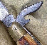 ENFIELD = BRITISH UK KNIFE = WORLD WAR I VINTAGE = STAG = UTILITY 7 UNITS = HEAVY DUTY - 3 of 11