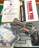 Ruger
SP-101 = 5 SHOT =.357 = Special Order w / Crimson Trace Red Dot = Box, Papers, original grips - 2 of 10