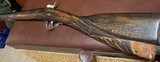 ANTIQUE = BELGIUM FOWLER = 28 GA = PERCUSSION = TRADE GUN = HAND CARVED WOOD = 1880's = - 8 of 17