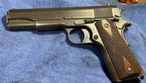 COLT = 1911 = Original 1918 = No refinish = Factory Stampings = Bore pristine = 14 Row Grips