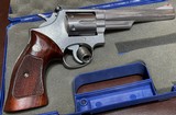 Smith & Wesson = Model 66-1 = Stainless = Made 1977 = Lightly fired = Factory Grips = Box , not paprers