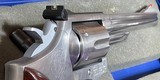 Smith & Wesson = Model 66-1 = Stainless = Made 1977 = Lightly fired = Factory Grips = Box , not paprers