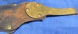 1880 INDIAN WARS SPRINGFIELD HUNTING / FIGHTING KNIFE = Original SHEATH / SCABBARD= BRASS FITTINGS = - 6 of 8