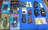 GRIPS = 13 SETS = RUGER = COLT = SMITH & WESSON = TAURUS = GUN LOCK