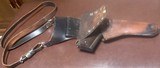 REMINGTON RAND MILITARY , NATIONAL MATCH= Made 1944/45 = HOLSTER W/ Shoulder strap = ORIGINAL - 15 of 17