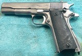 ITHACA 1911A1 = THREE (3) War Gun = NAKED FINISH = Mechanically perfect = ORIGINAL PARTS= well oiled for pictures - 2 of 19