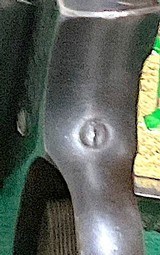 SMITH & WESSON BABY CHIEF = PRE 36 = MADE 1950 = FIVE (5) SCREW = FLAT LATCH = DIAMOND GRIPS = - 2 of 18