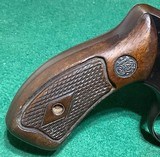 SMITH & WESSON BABY CHIEF = PRE 36 = MADE 1950 = FIVE (5) SCREW = FLAT LATCH = DIAMOND GRIPS = - 12 of 18