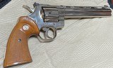1975 Mint, EIGHT (8) INCH PYTHON =
never fired = BRIGHT NICKEL = FACTORY BOX,
FACTORY GRIPS - 6 of 11