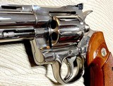 1975 Mint, EIGHT (8) INCH PYTHON =
never fired = BRIGHT NICKEL = FACTORY BOX,
FACTORY GRIPS - 7 of 11