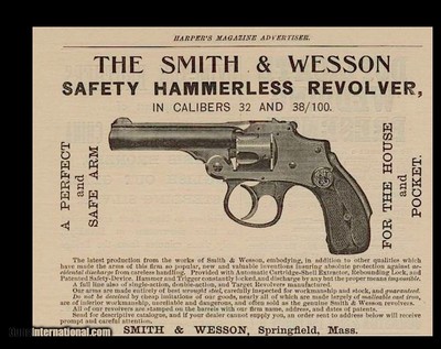 S&W SAFETY .38 = TOP BREAK = NICKEL = 98% = SEE IMAGES
=== HAMMERLESS == BODY GUARD