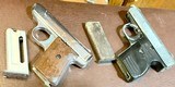 RAVEN ARMS - MP 25-
ACP 25 CALIBER = BOX = PAPERS = THREE (3)M MAGAZINES = TWO GUNS FOR PARTS, JENNINGS & LORCIN W/ MAGS - 5 of 6