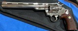 COLT TROOPER MARK V (five) = EIGHT (8) INCH = NICKEL = ALL ORIGINAL = LIGHTLY FIRED = MECHANICALLY
PERFECT - 13 of 13