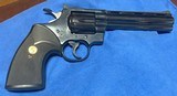 PYTHON = COLT = BLUE = SIX (6) INCH = TEST FIRED ONLY = NEVER HOLSTERED = 99% MINT = MADE 1981 = - 6 of 10