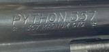 PYTHON = COLT = BLUE = SIX (6) INCH = TEST FIRED ONLY = NEVER HOLSTERED = 99% MINT = MADE 1981 = - 5 of 10