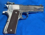 ITHACA 1911A1 =MADE 1943=EARLY RUN OF 60,000 ONLY = #858609 = NICKEL = ORIGINAL PARTS , except sights - 11 of 13