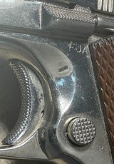ITHACA 1911A1 =MADE 1943=EARLY RUN OF 60,000 ONLY = #858609 = NICKEL = ORIGINAL PARTS , except sights - 4 of 13
