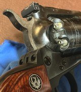 OLD ARMY = RUGER .45 / 44 / 457 ball - BLUE = RugerWood Grips = Made 1979 = Test fired only = - 9 of 9