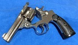 PREFECTED
= DOUBLE LOCKING = S&W .38 = NICKEL = NEXT TO PERFECT = FACTORY GRIPS = A COLLECTORS DREAM GUN - 2 of 15