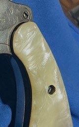 COLT DETECTIVE SPECIAL = NICKEL = MADE 1958 = PEARLIZED GRIPS = TIGHT as a DRUM = CLEAN = - 7 of 9