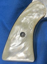 COLT DETECTIVE SPECIAL = NICKEL = MADE 1958 = PEARLIZED GRIPS = TIGHT as a DRUM = CLEAN = - 8 of 9