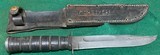 UTICA = VIETNAM FIGHTING KNIFE = BRING BACK = 1961 = WAR HORSE KNIFE = Licensed by KA-BAR