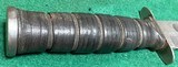 UTICA = VIETNAM FIGHTING KNIFE = BRING BACK = 1961 = WAR HORSE KNIFE = Licensed by KA-BAR - 2 of 7