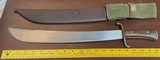 LUFTWAFFE SURVIVAL MACHETE == THIS LARGE KNIFE WAS PART OF A RESCUE KIT ON GERMAN AIRCRAFT = - 3 of 20