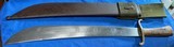 LUFTWAFFE SURVIVAL MACHETE == THIS LARGE KNIFE WAS PART OF A RESCUE KIT ON GERMAN AIRCRAFT = - 2 of 20