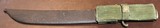 LUFTWAFFE SURVIVAL MACHETE == THIS LARGE KNIFE WAS PART OF A RESCUE KIT ON GERMAN AIRCRAFT = - 16 of 20