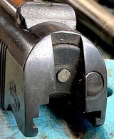 COLT = 1911 = MADE 1918 = ALL ORIGINAL , NEVER THROUGH ARSENAL = FINISH REFRESHED TO BRIGHT BLUE = - 12 of 13