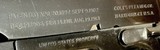COLT = 1911 = MADE 1918 = ALL ORIGINAL , NEVER THROUGH ARSENAL = FINISH REFRESHED TO BRIGHT BLUE = - 2 of 13