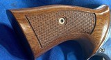 MODEL 27-2 = FIVE (5) INCH = FOUR (4) SCREW = NICKEL = TARGET TRIGGER , GRIPS, & HAMMER = MADE 1969 = - 6 of 10