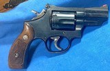 S&W MODEL 19-6 = SNUB 2.5 INCH = BLUE = 1982 BORN = FACTORY ROUND BUTT DIAMOND GRIPS = HOLSTER & TARGET GRIPS ALSO = - 3 of 16
