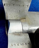 FITZ = COLT = .38 SPECIAL = 2 5/8 BARREL = NICKLE = ENGRAVED = NEW YORK TROOPERS = NYPD = SOLID OLD TIMER - 5 of 7