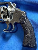 FITZ = COLT = .38 SPECIAL = 2 5/8 BARREL = NICKLE = ENGRAVED = NEW YORK TROOPERS = NYPD = SOLID OLD TIMER - 3 of 7