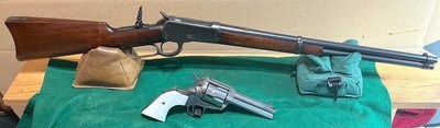 WINCHESTER 1892 = RUGER VAQUERO = Both44/40 = Rifle 1896 = Revolver 1995 = High Excellent condition
