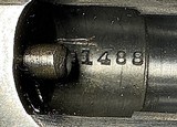 TRIPLE LOCK , 1908 = .44 SPECIAL = ORIGINAL WALNUT GRIPS # TO THE GUN = 5 INCH SPECIAL ORDER BARREL =FACTORY FINISH @93% = SERIAL 1488 INDICATES EARLY - 11 of 17
