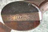 TRIPLE LOCK , 1908 = .44 SPECIAL = ORIGINAL WALNUT GRIPS # TO THE GUN = 5 INCH SPECIAL ORDER BARREL =FACTORY FINISH @93% = SERIAL 1488 INDICATES EARLY - 14 of 17
