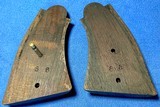 TRIPLE LOCK , 1908 = .44 SPECIAL = ORIGINAL WALNUT GRIPS # TO THE GUN = 5 INCH SPECIAL ORDER BARREL =FACTORY FINISH @93% = SERIAL 1488 INDICATES EARLY - 7 of 17