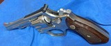 MODEL 63 no dash = SMITH & WESSON = NICKEL = 4 INCH = FACTORY GRIPS # TO THE GUN = 6 SHOT .22 LR - Image 6 of 9