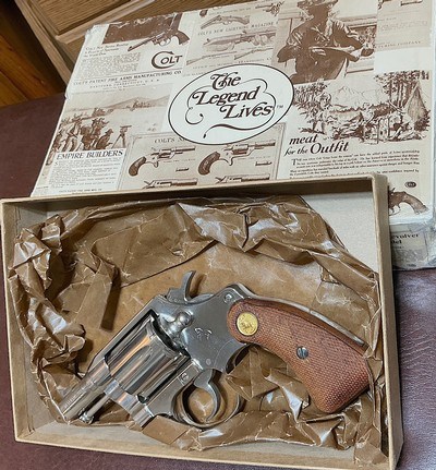 DETECTIVE SPECIAL = MADE 1972 = NICKEL = FACTORY BOX,PAPERS,& SLEEVE = 2nd Series = .38 sp, 2 inch - Image 7 of 7