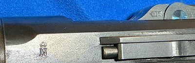 PERU = LUGER # 399V = ONE of 50 MADE = ONE of 4 REMAINING = 98% Condition = Matching HOLSTER & Numbered MAGAZINE = - Image 7 of 14
